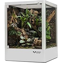 Amazon | ADVINCI 爬虫類飼育ケージ 30×30×40cm 36L 強化ガラス